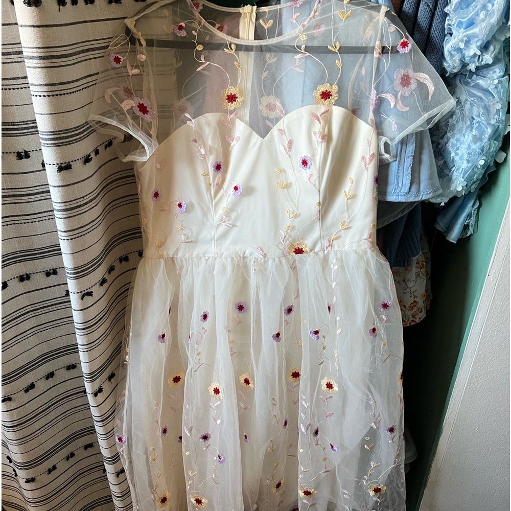 Embroidered dress